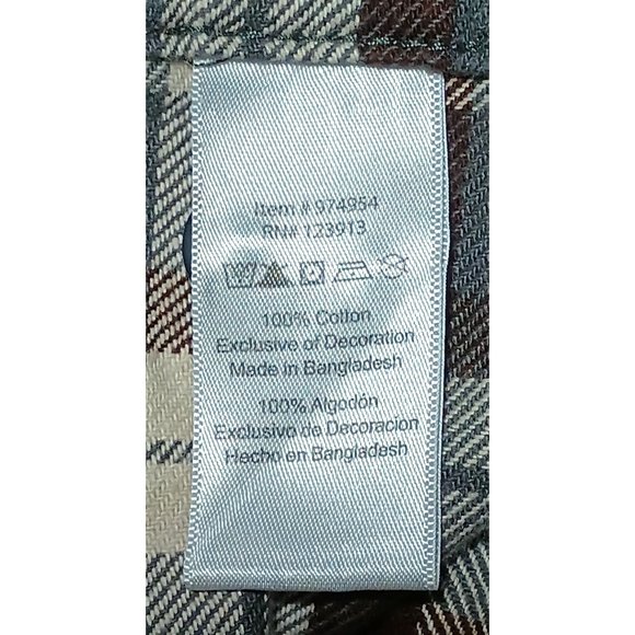 Jachs Plaid Flannel Shirt Mens Size 2XL Shacket Jacket Button Front Lumberjack O - Picture 14 of 16